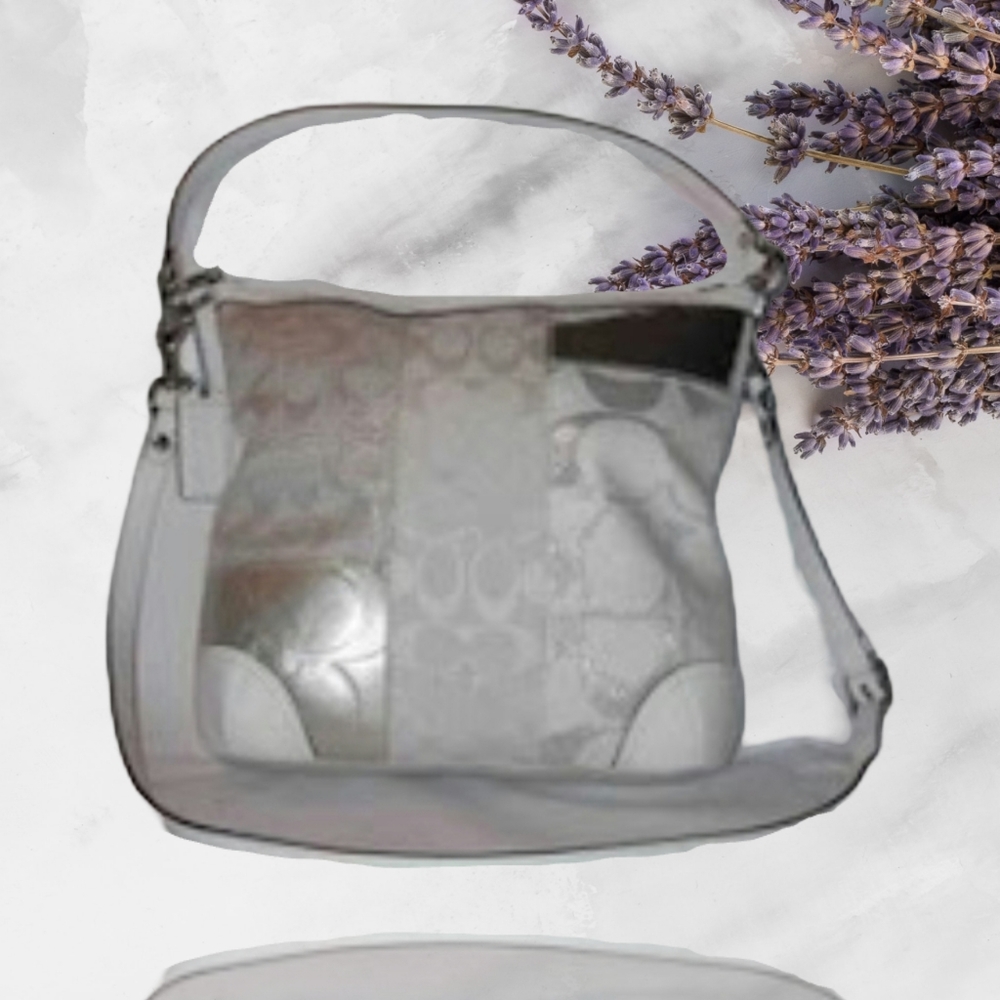 Coach Patchwork Shoulder/Crossbody Off White And … - image 2